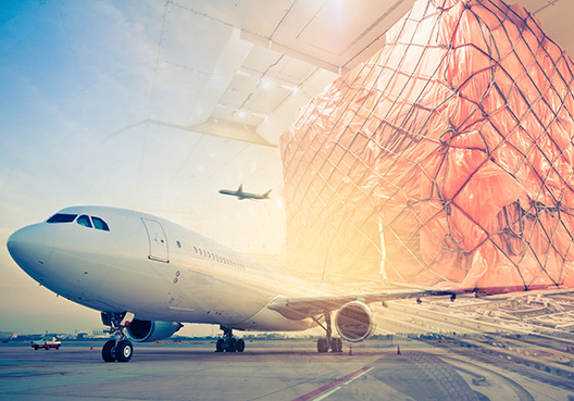 plane standing at airport